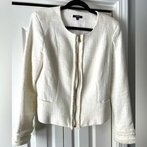 White tweed Blazer
